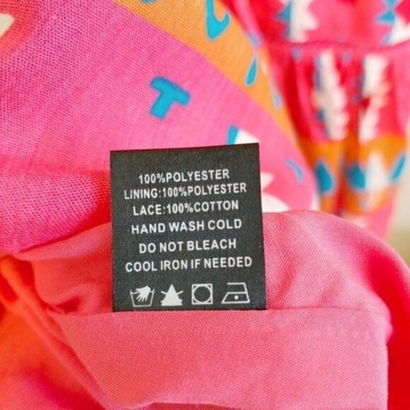 Izzy & Lola Dress Boho Tribal Print Sz M - Picture 10 of 10